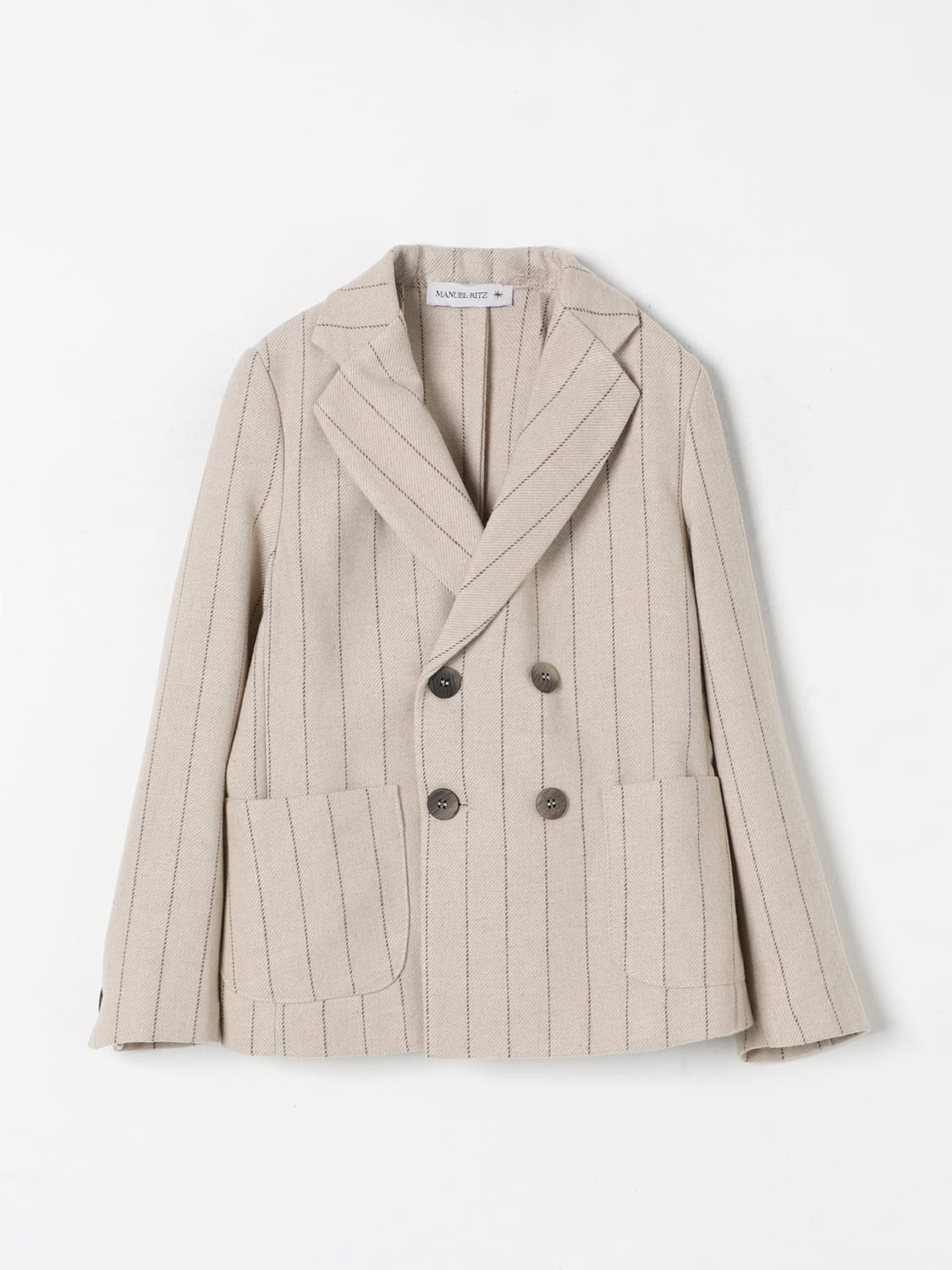 MANUEL RITZ BLAZER: Manuel Ritz boys' blazer, Beige - Img 1