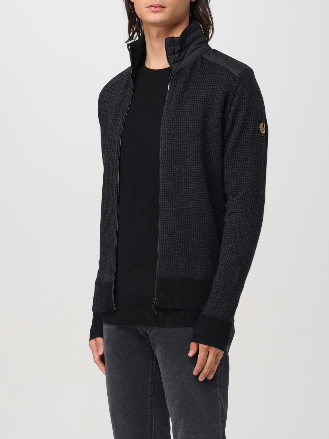 BELSTAFF CARDIGAN: Sweater men Belstaff, Black - Img 3