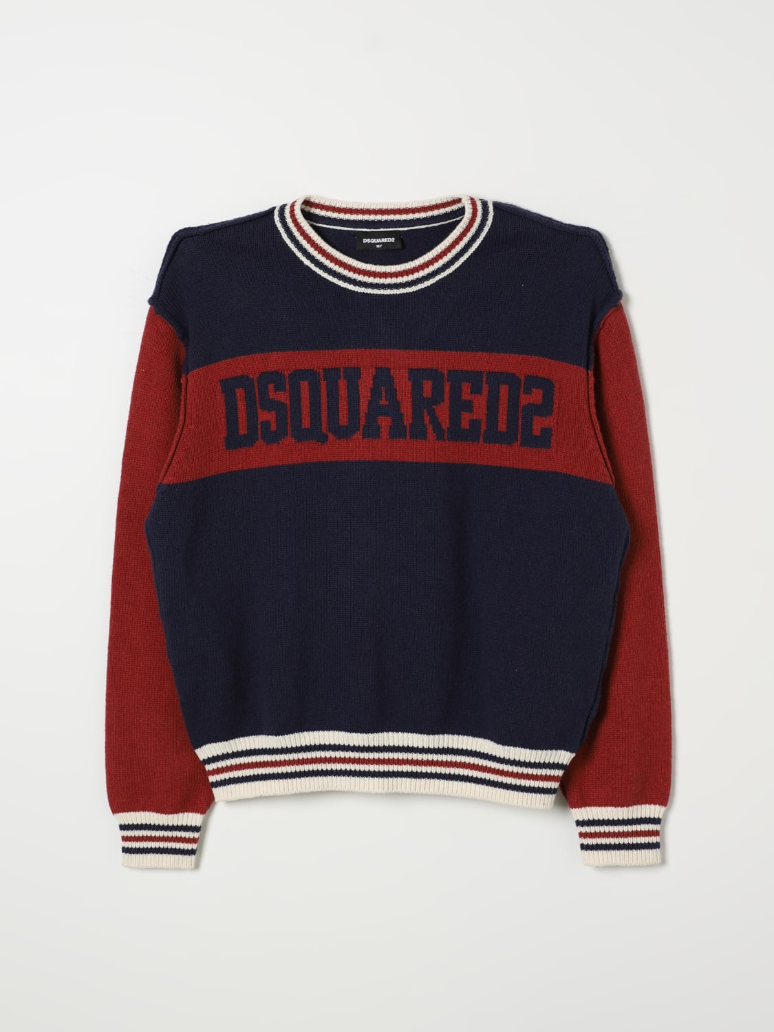 DSQUARED2 스웨터: 스웨터 남아 Dsquared2, 블루 - Img 1