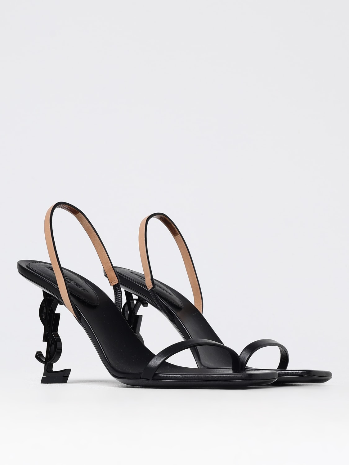 SAINT LAURENT HEELED SANDALS: Heeled sandals woman Saint Laurent, Black - Img 2