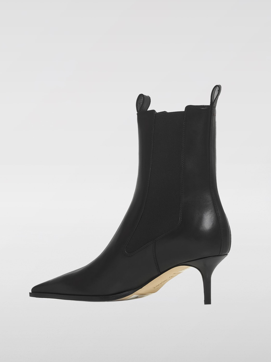 AEYDE FLAT ANKLE BOOTS: Boots woman Aeyde, Black - Img 3