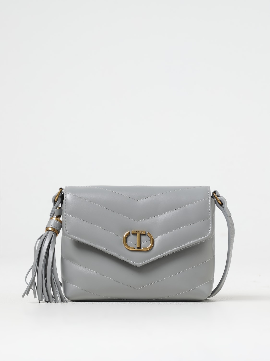 TWINSET MINI BAG: Shoulder bag woman Twinset, Grey - Img 1