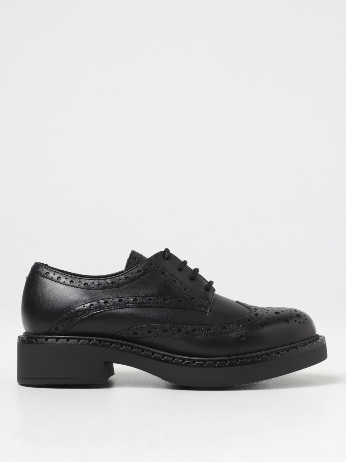 Giglio Derby Twinset in pelle con motivo brogue