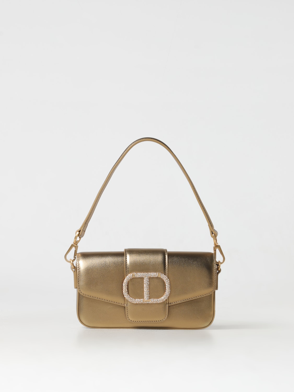 TWINSET MINI BAG: Shoulder bag woman Twinset, Gold - Img 1