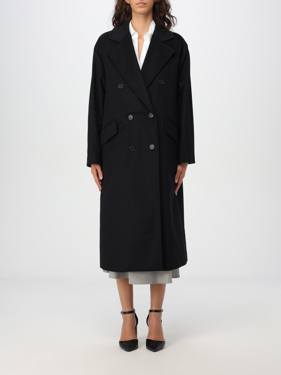 TWINSET COAT: Coat woman Twinset, Black - Img 1