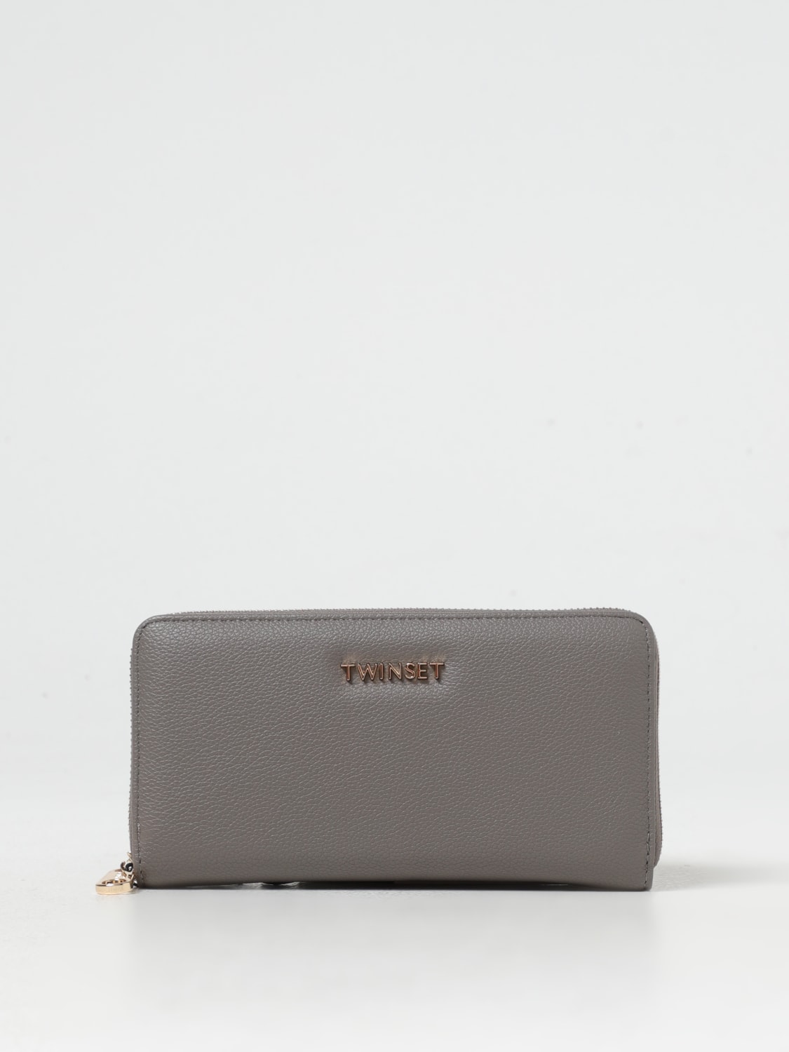 TWINSET WALLET: Wallet woman Twinset, Grey - Img 1