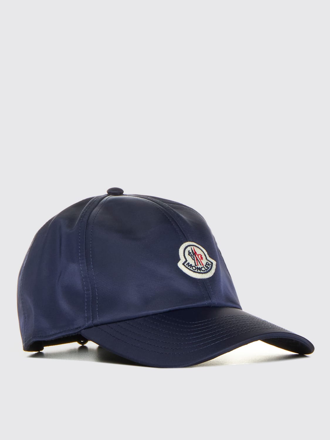 Giglio Cappello Moncler in nylon con patch logo