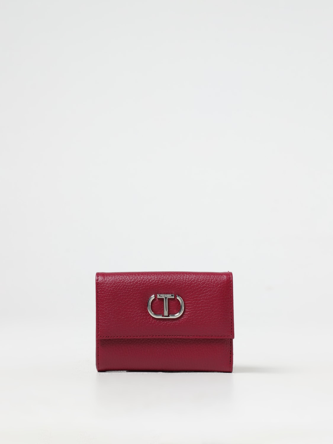 TWINSET WALLET: Wallet woman Twinset, Burgundy - Img 1