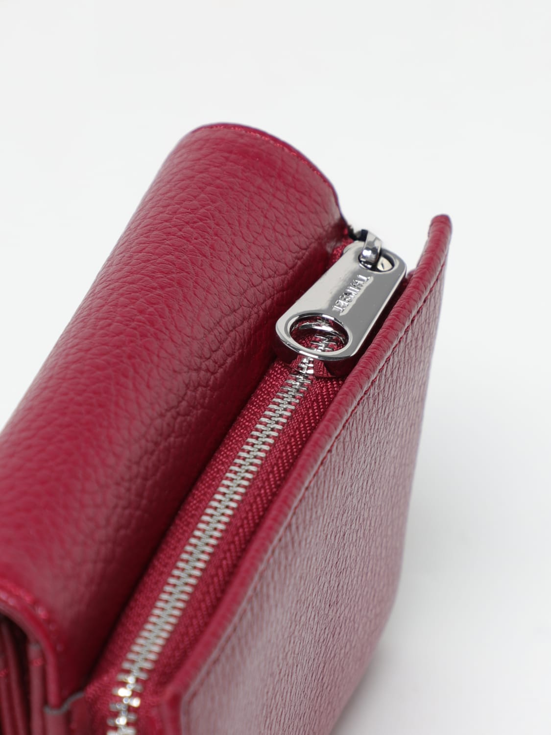 TWINSET WALLET: Wallet woman Twinset, Burgundy - Img 4