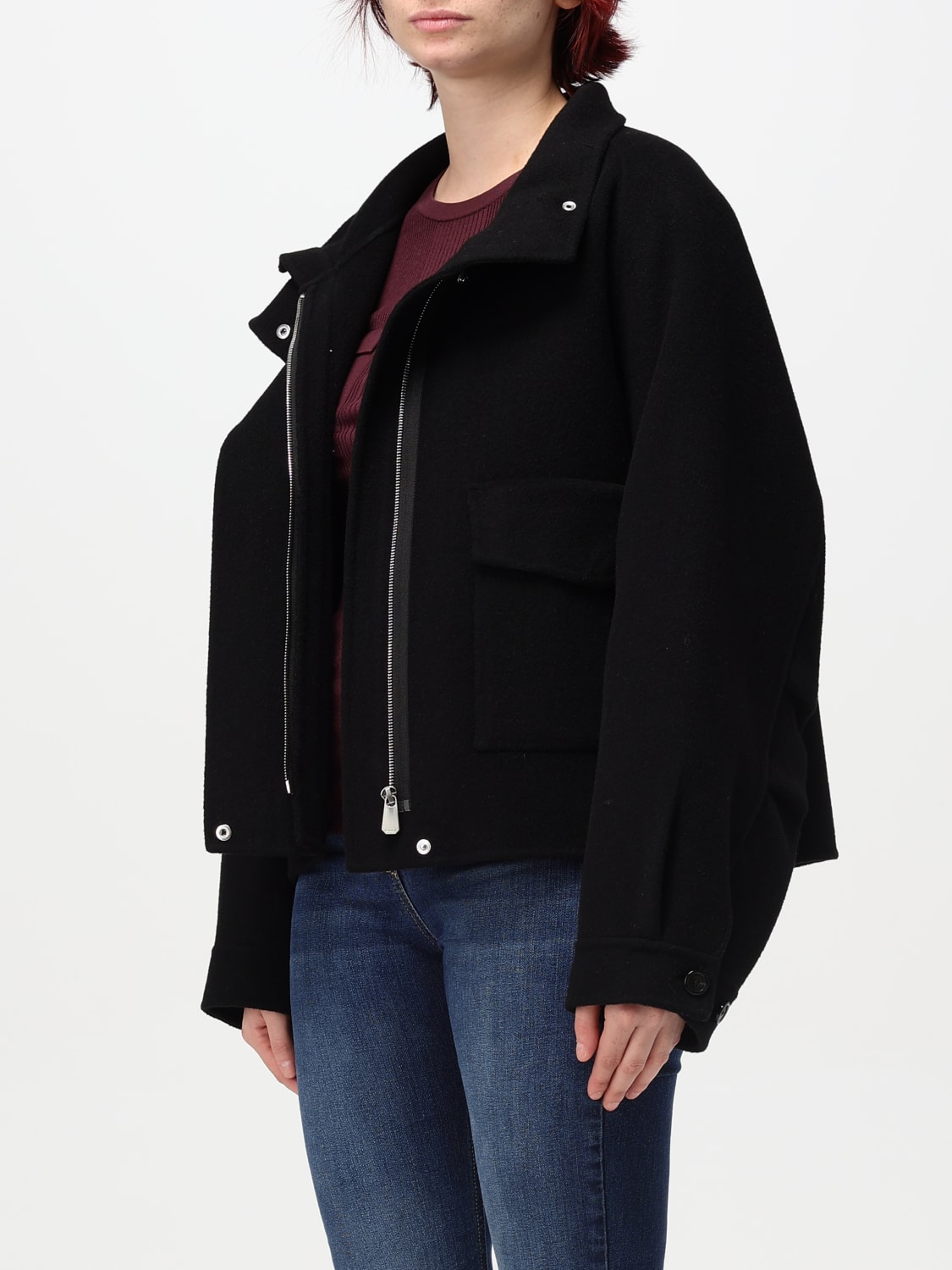 PINKO JACKET: Pinko wool cloth jacket, Black - Img 3