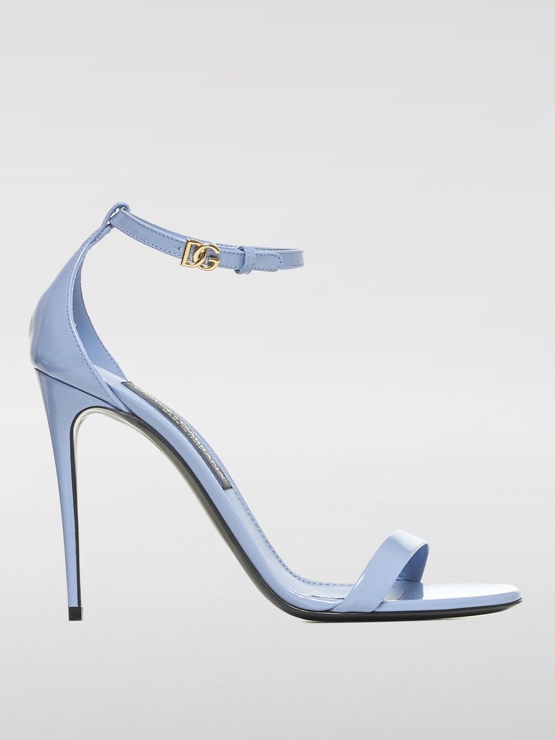 DOLCE & GABBANA HEELED SANDALS: Heeled sandals woman Dolce & Gabbana, Gnawed Blue - Img 1