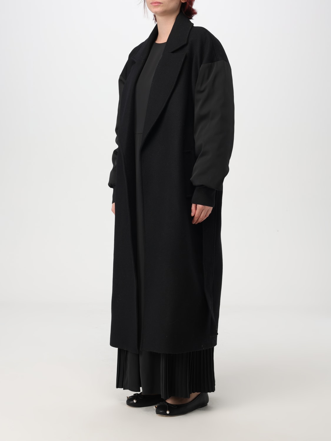 TWINSET COAT: Coat woman Twinset, Black - Img 3