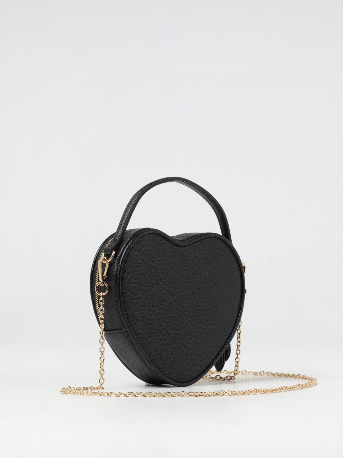 TWINSET BORSA MINI: Borsa Mon Amour Twinset in pelle sintetica saffiano , Nero - Img 2