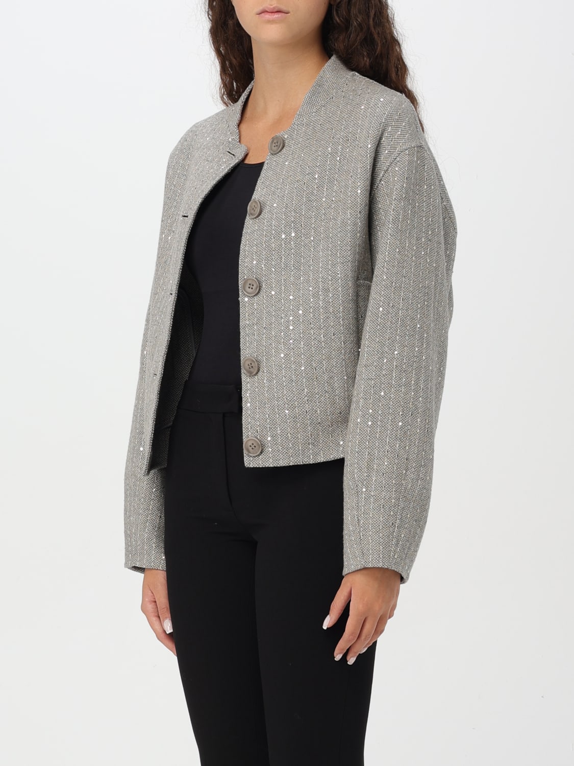 TWINSET JACKET: Jacket woman Twinset, Grey - Img 3