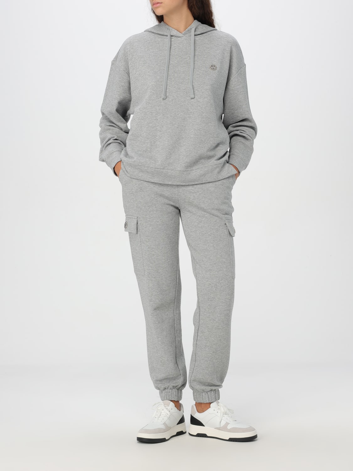 TWINSET JUMPSUIT: Jumpsuit damen Twinset, Grau - Img 2