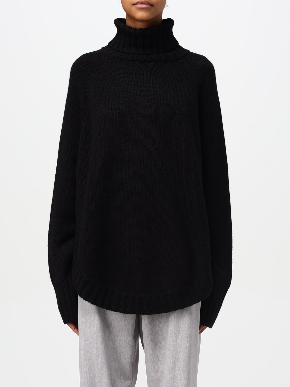 WILD CASHMERE SWEATER: Sweater woman Wild Cashmere, Black - Img 1