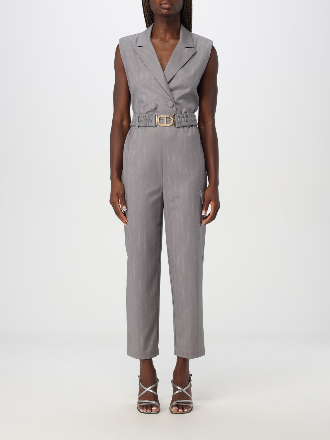 TWINSET JUMPSUIT: Jumpsuit damen Twinset, Grau - Img 1