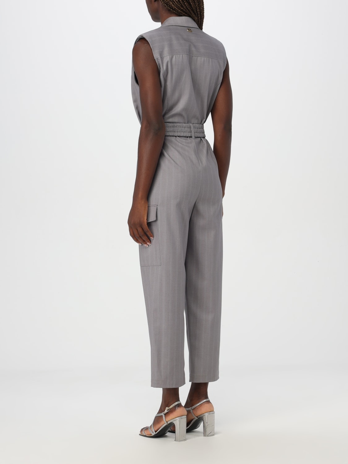 TWINSET JUMPSUIT: Jumpsuit damen Twinset, Grau - Img 2