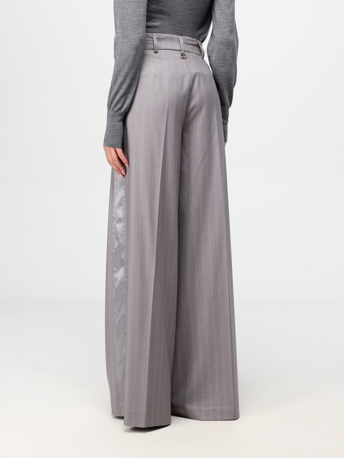 TWINSET PANTS: Pants woman Twinset, Grey - Img 2