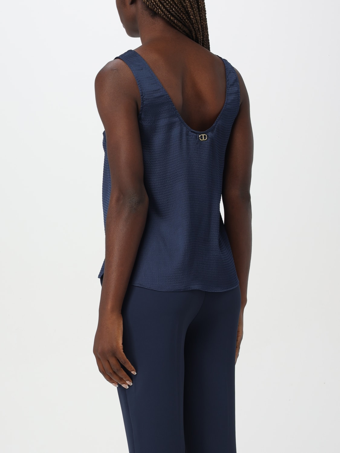 TWINSET TOP: Top woman Twinset, Indigo - Img 2