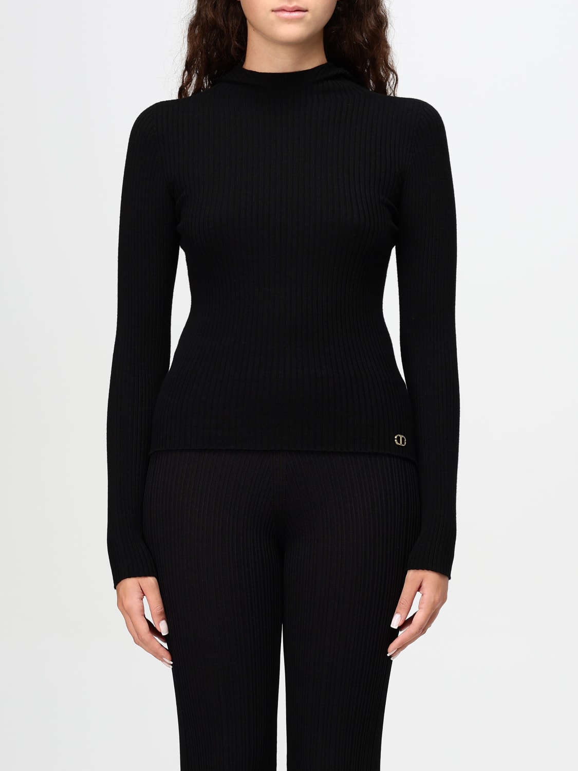 TWINSET SWEATER: Top woman Twinset, Black - Img 1