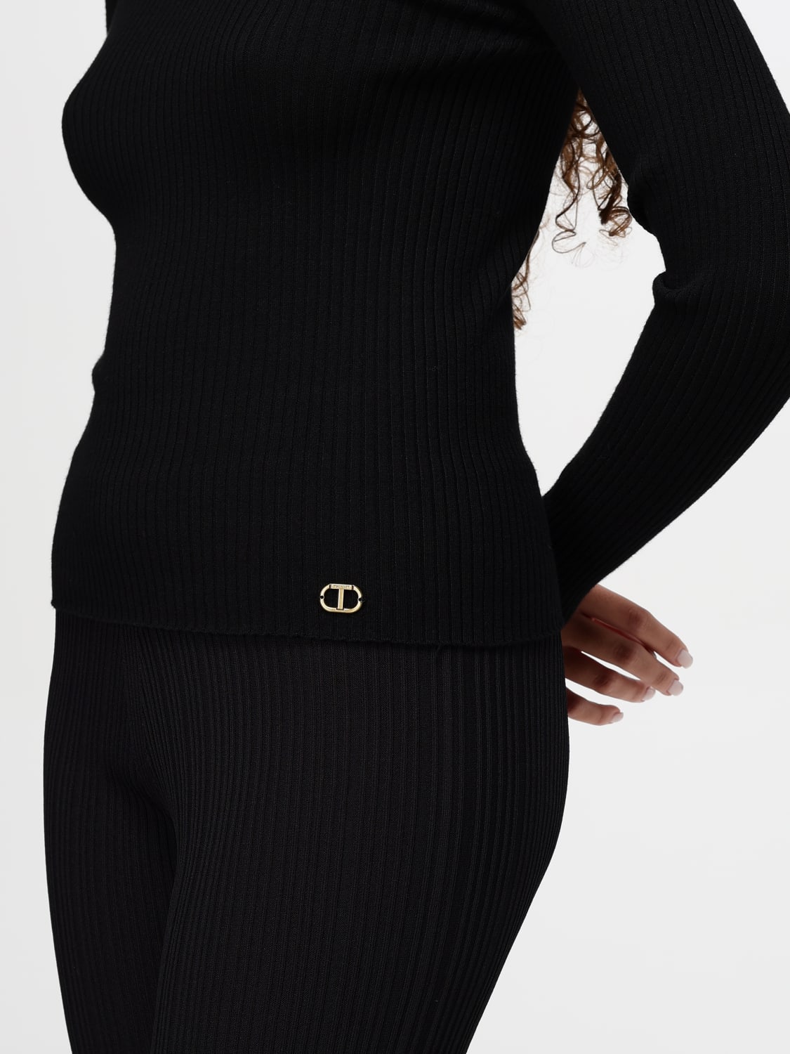 TWINSET SWEATER: Top woman Twinset, Black - Img 3