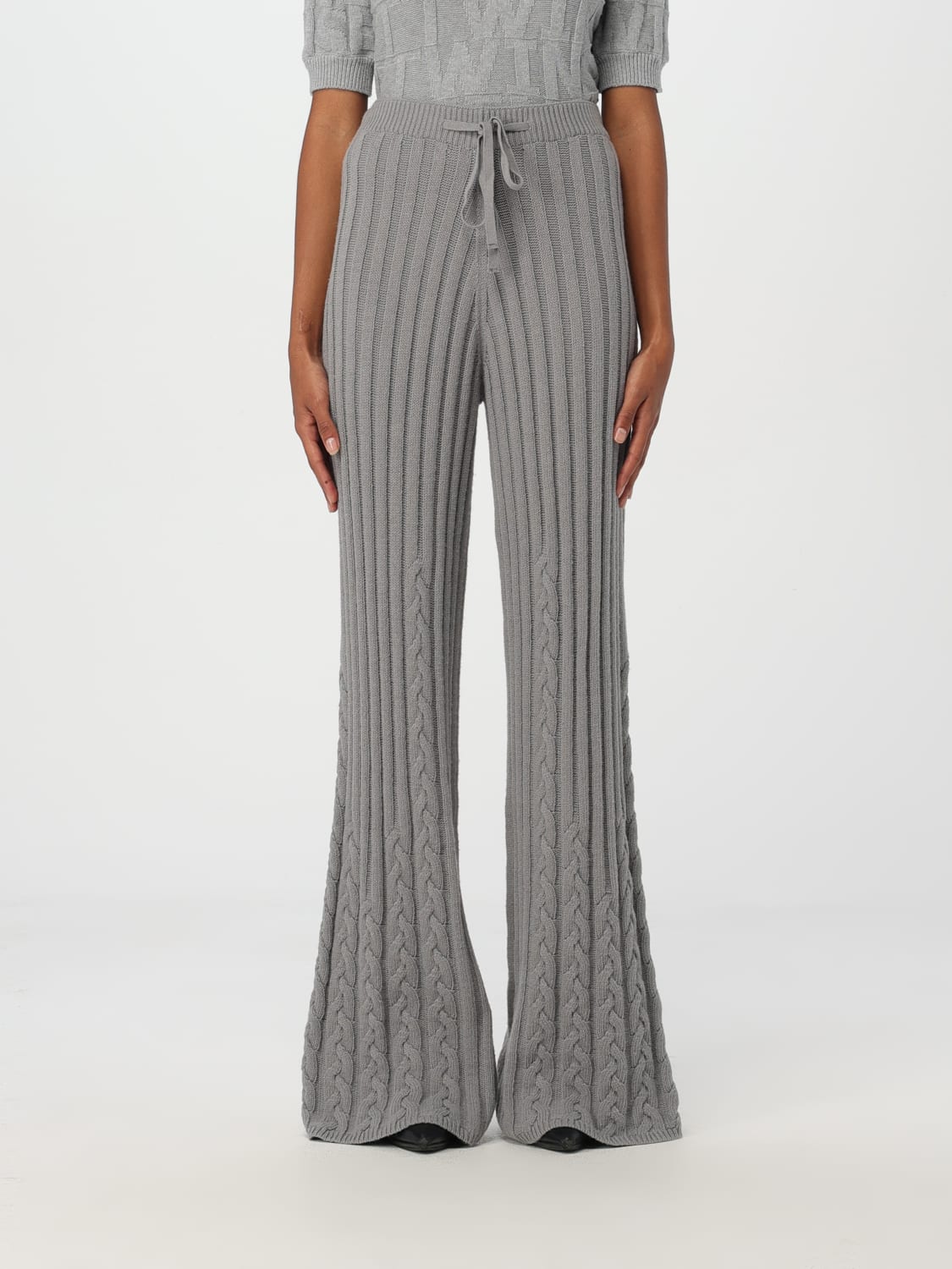 TWINSET PANTS: Pants woman Twinset, Smoke Grey - Img 1