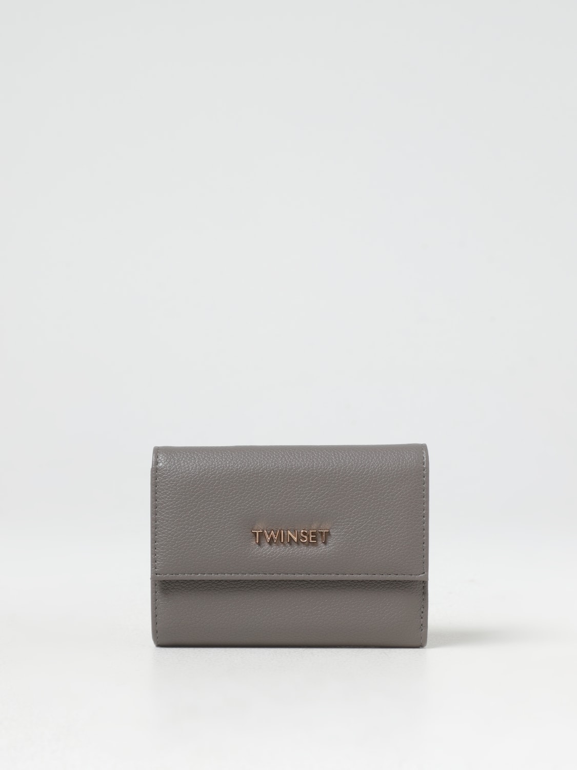 TWINSET WALLET: Wallet woman Twinset, Grey - Img 1