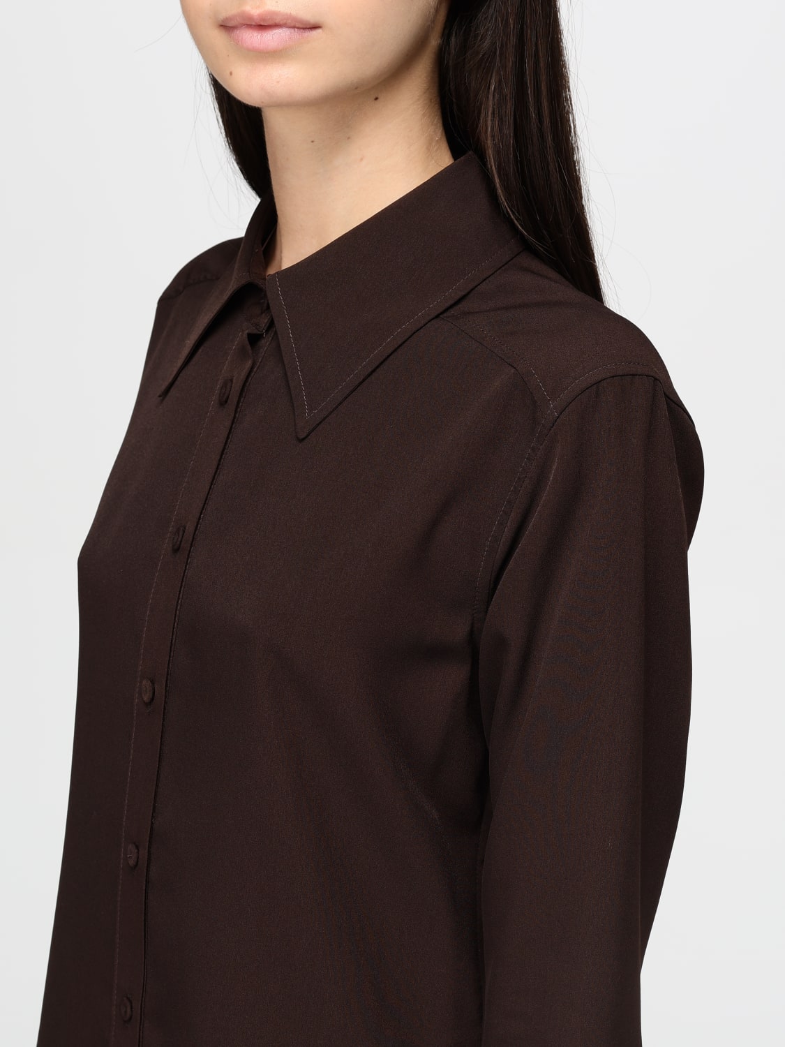 TWINSET CAMISA: Camisa mujer Twinset, Marrón - Img 3