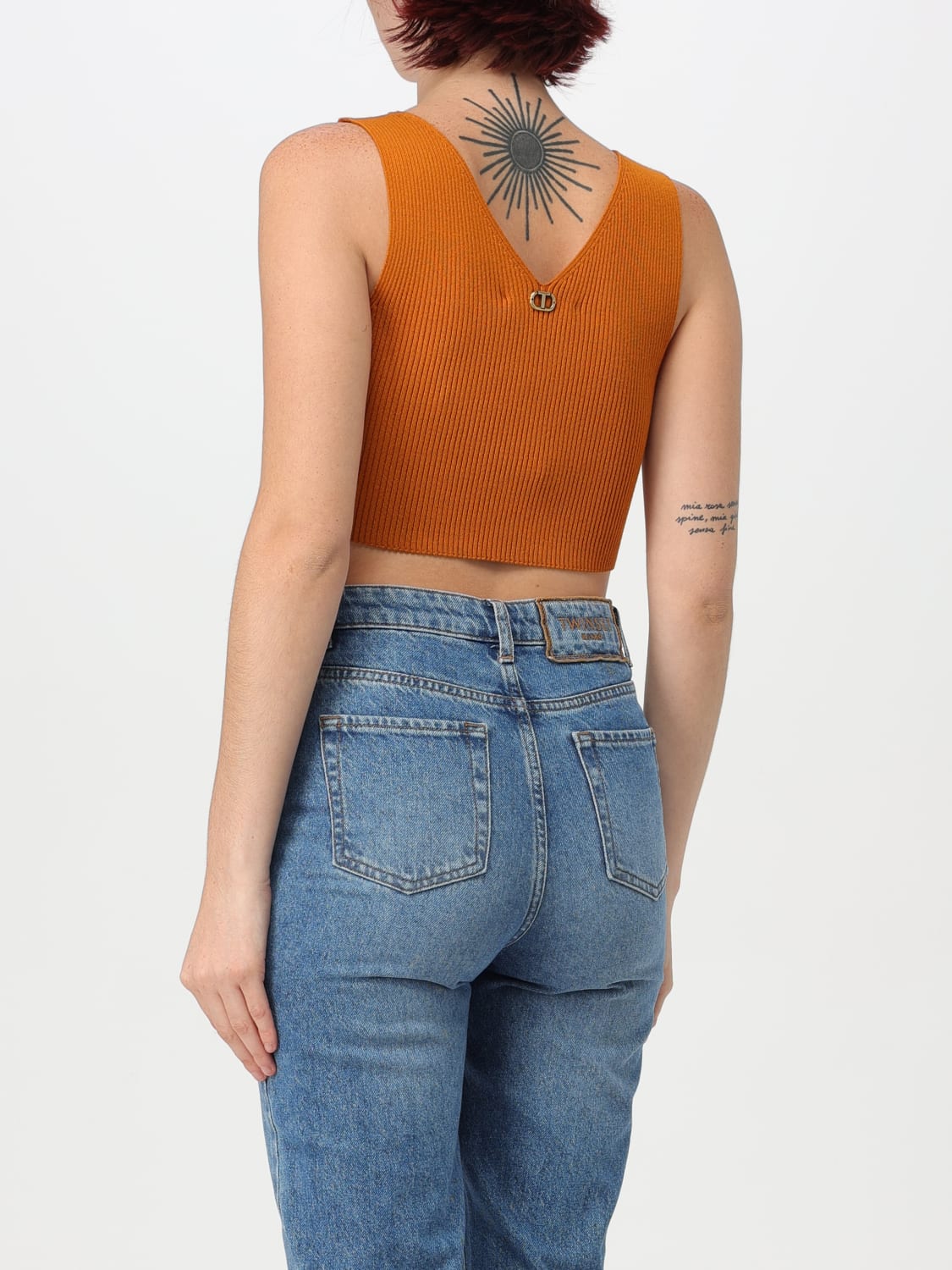 TWINSET TOP: Top woman Twinset, Ocher - Img 2