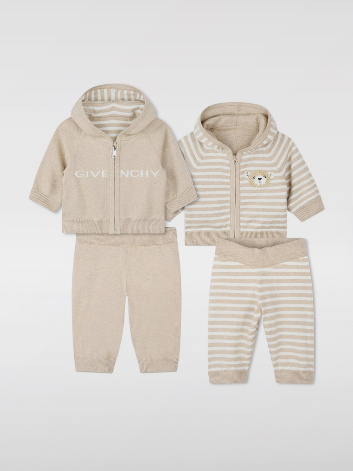 GIVENCHY ROMPER: Romper kids Givenchy, Brown - Img 1