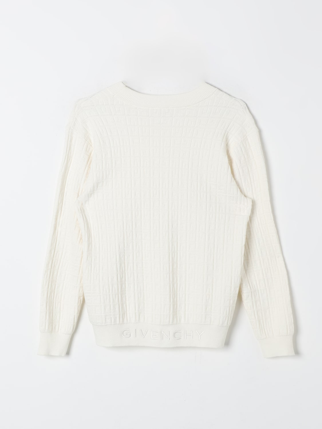 GIVENCHY SWEATER: Sweater kids Givenchy, White - Img 2