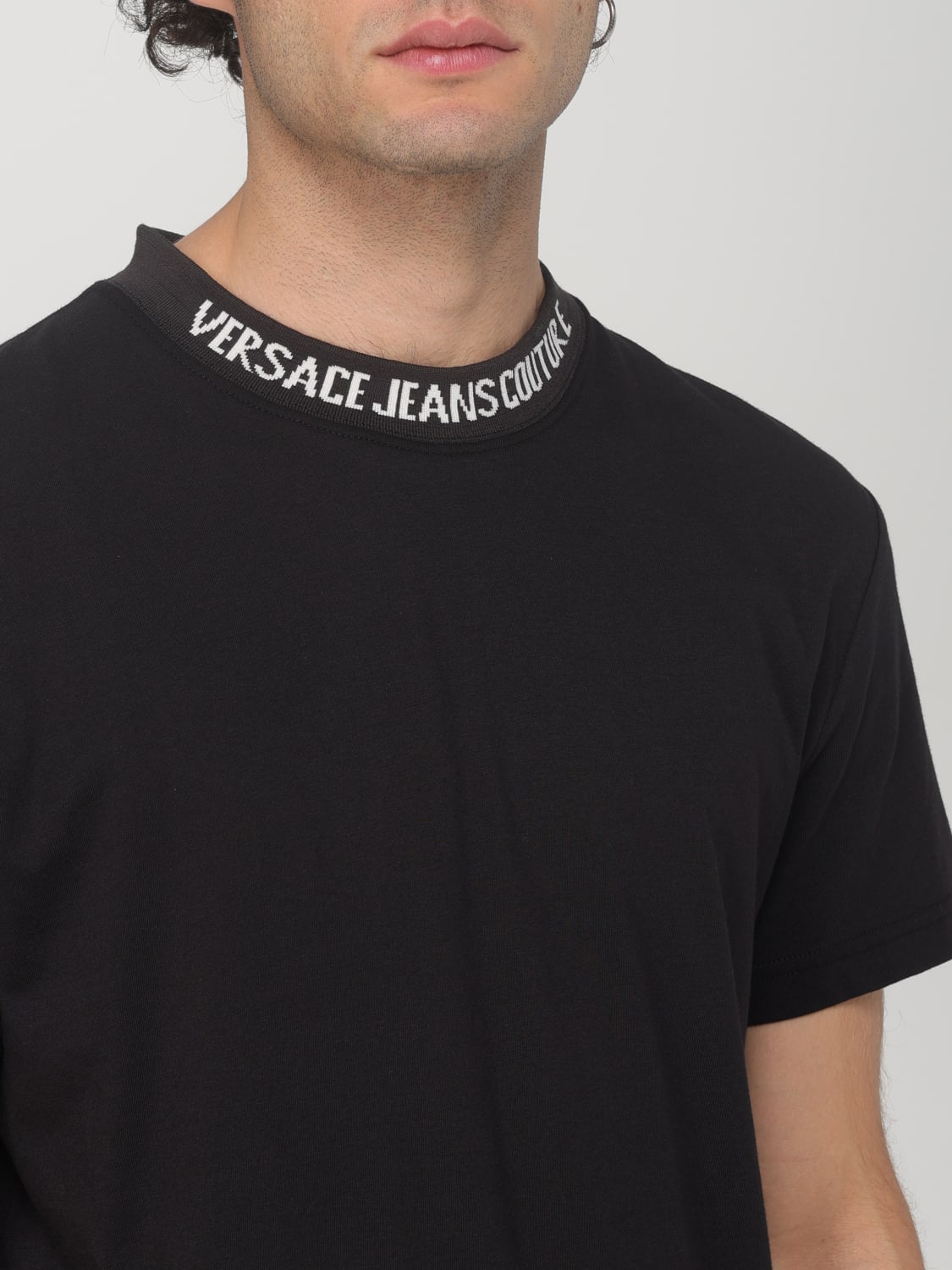 VERSACE JEANS COUTURE T-SHIRT: T-shirt men Versace Jeans Couture, Black - Img 3