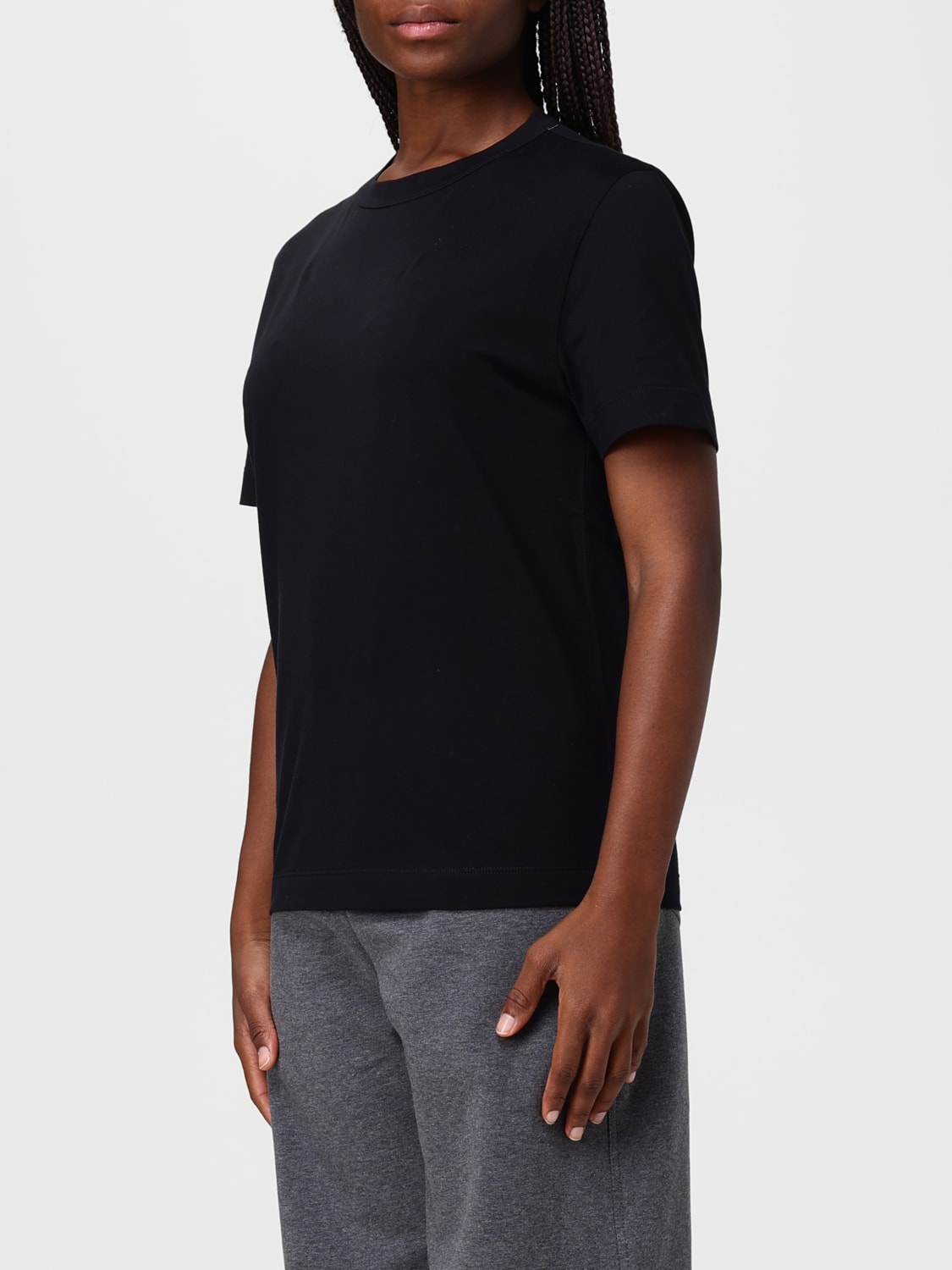 BRUNELLO CUCINELLI T-SHIRT: T-shirt woman Brunello Cucinelli, Black - Img 4