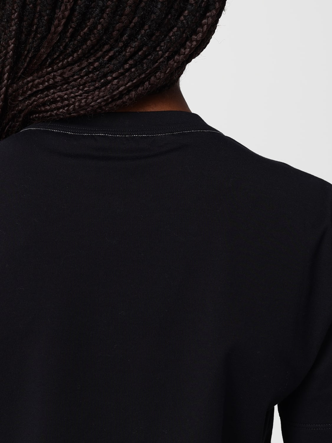 BRUNELLO CUCINELLI T-SHIRT: T-shirt woman Brunello Cucinelli, Black - Img 5