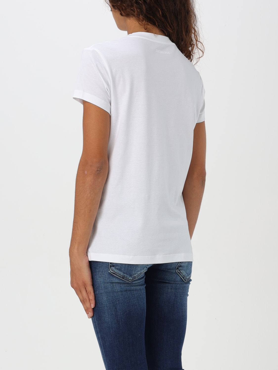 Tシャツ・カットソー ZADIG & VOLTAIRE Woman T-Shirt White JWTS02769 101 Zadig & Voltaire Outlet: T-shirt woman - White | Zadig