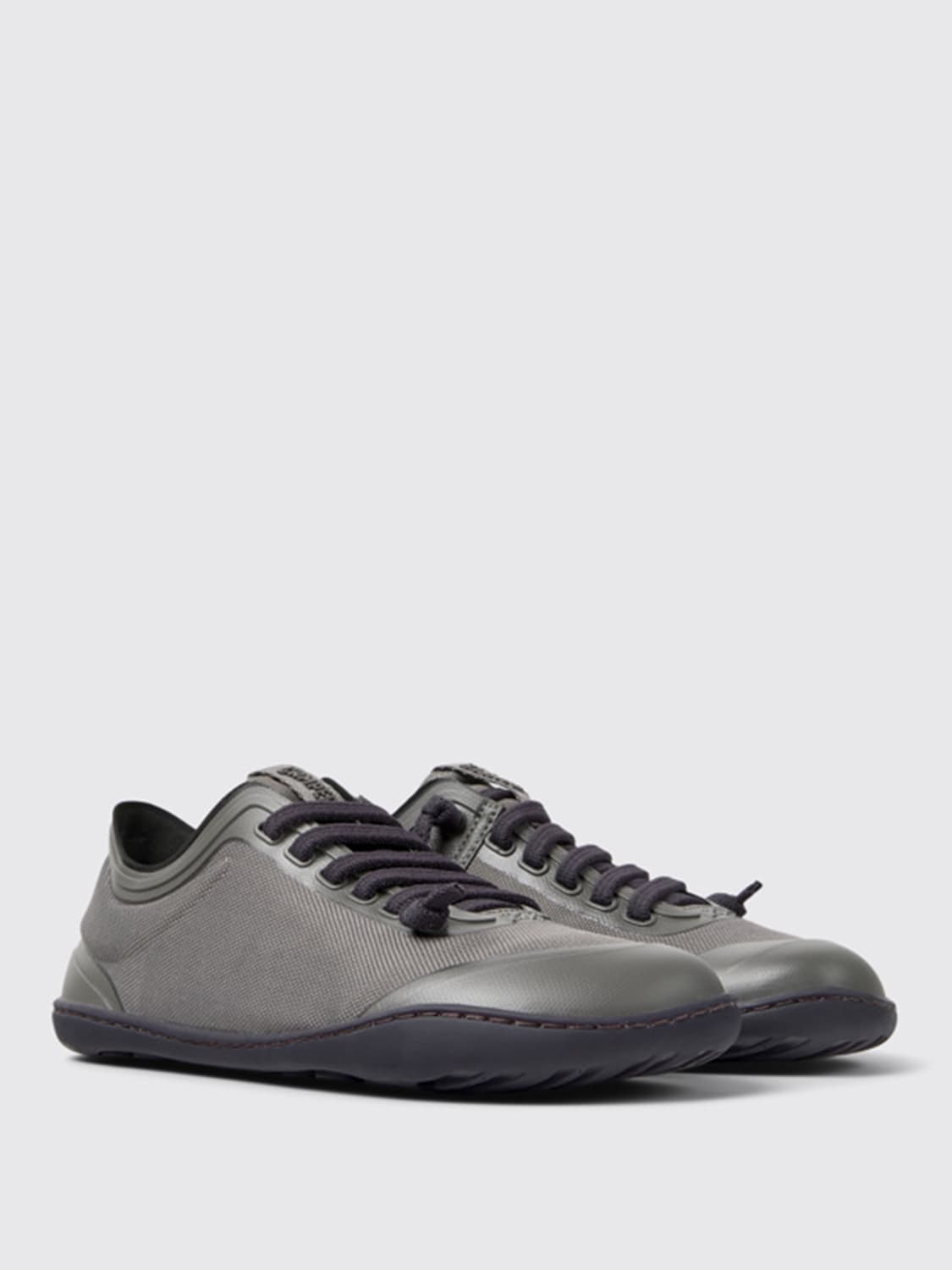 CAMPER SNEAKERS: Sneakers Peu Touring Camper in Tencel , Grigio - Img 2