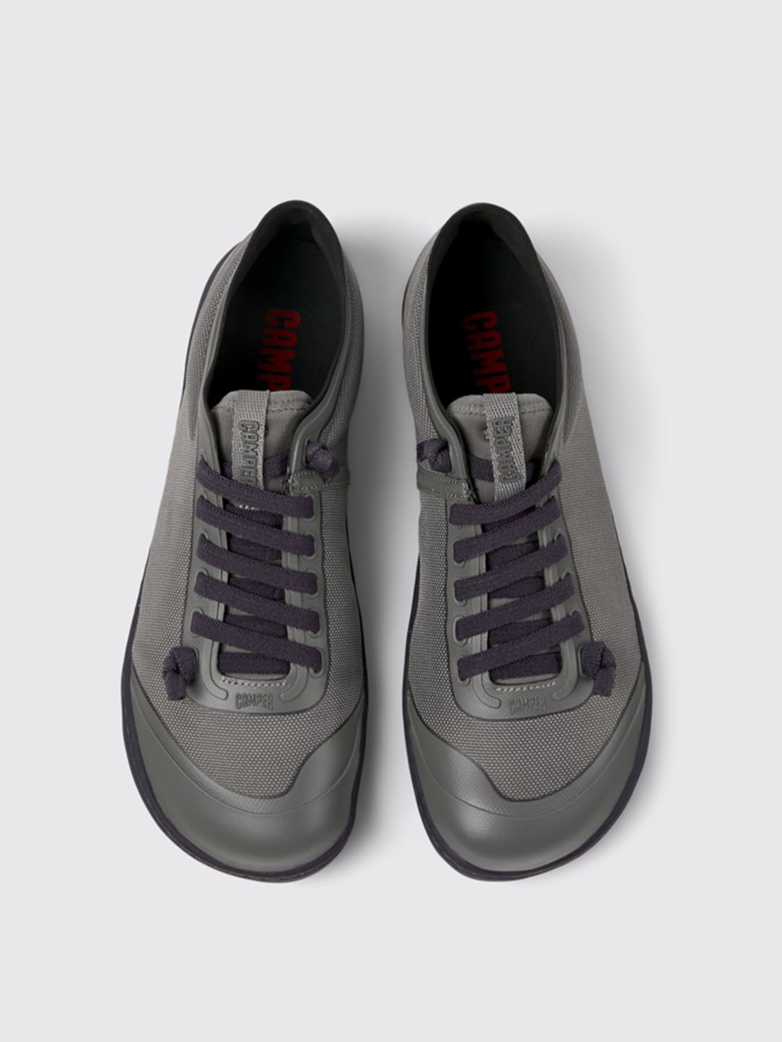 CAMPER SNEAKERS: Sneakers Peu Touring Camper in Tencel , Grigio - Img 4