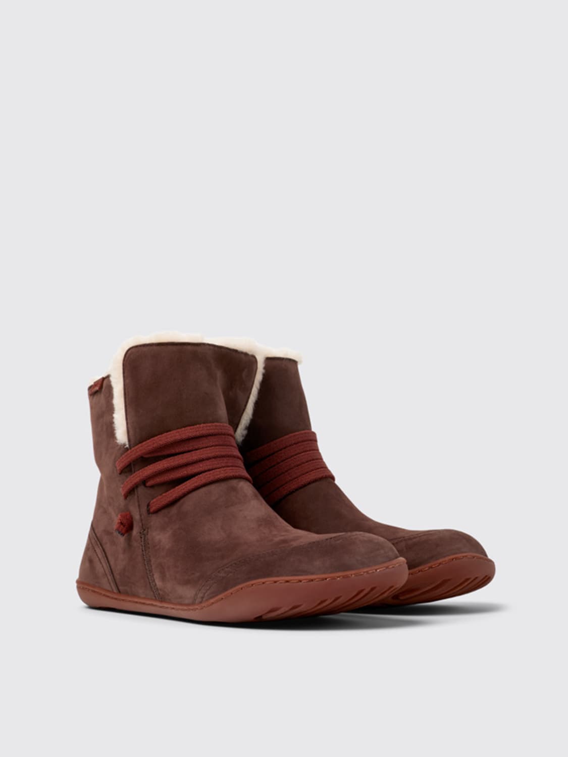 CAMPER BOTAS: Zapatos mujer Camper, Marrón - Img 2