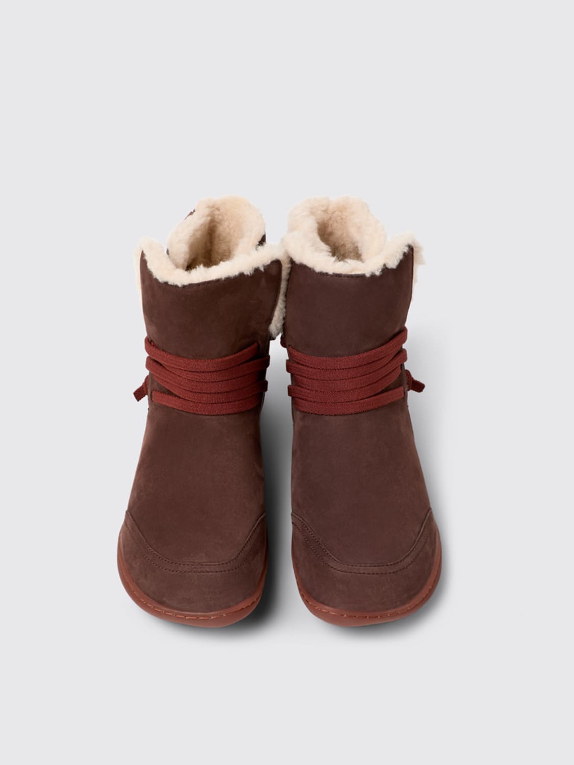 CAMPER BOTAS: Zapatos mujer Camper, Marrón - Img 4