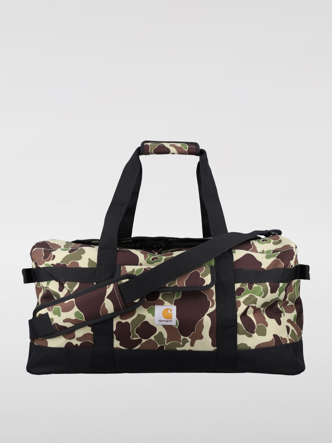 Giglio Borsone Carhartt Wip in nylon riciclato stampa camouflage