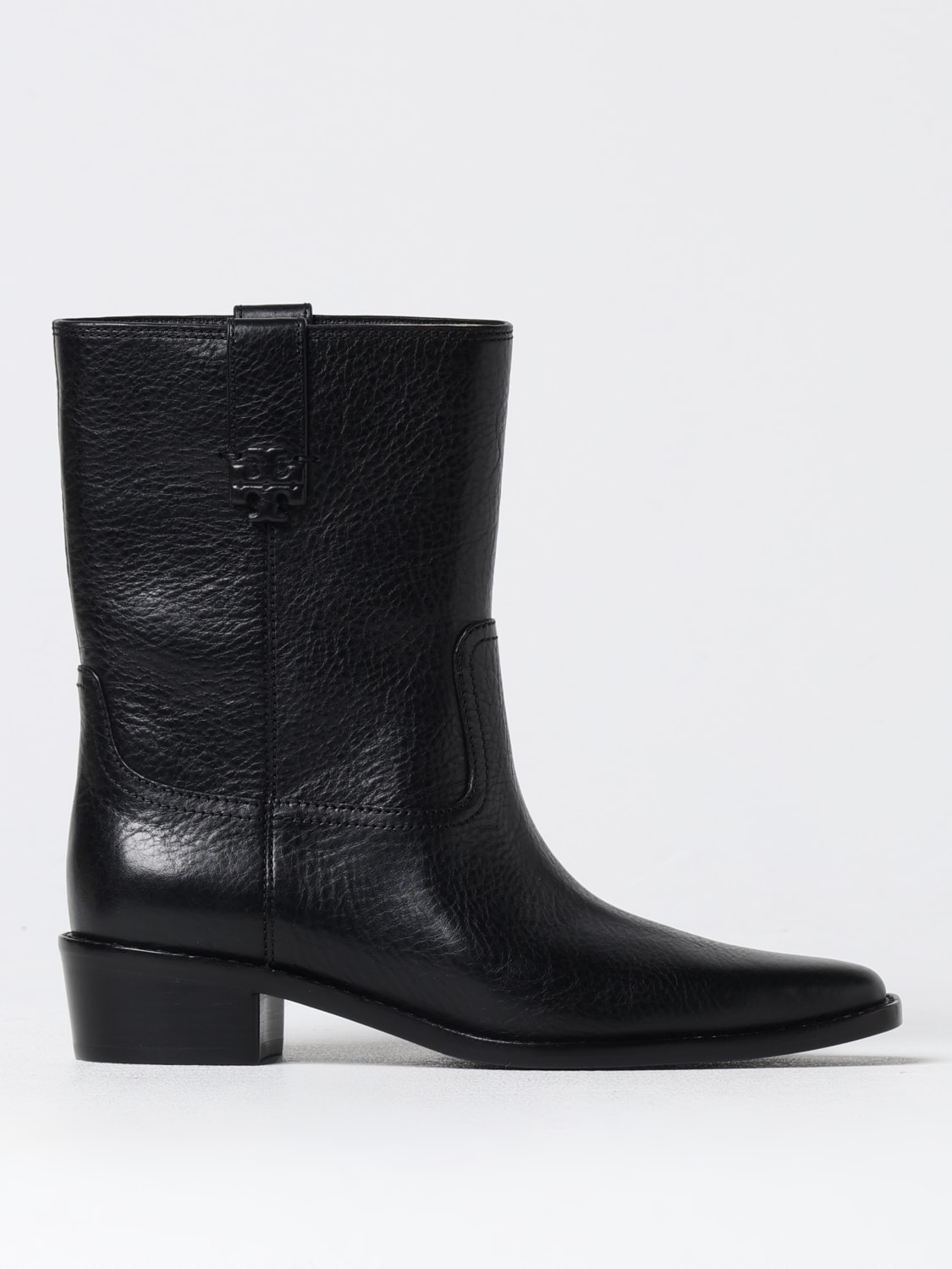Giglio Stivaletto Tory Burch in pelle a grana
