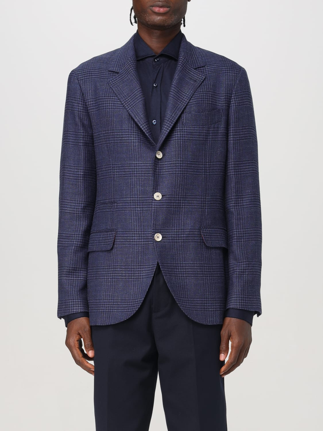 BRUNELLO CUCINELLI BLAZER: Jacket men Brunello Cucinelli, Blue - Img 1