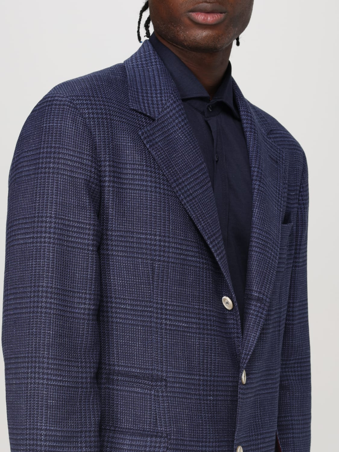 BRUNELLO CUCINELLI BLAZER: Jacket men Brunello Cucinelli, Blue - Img 5