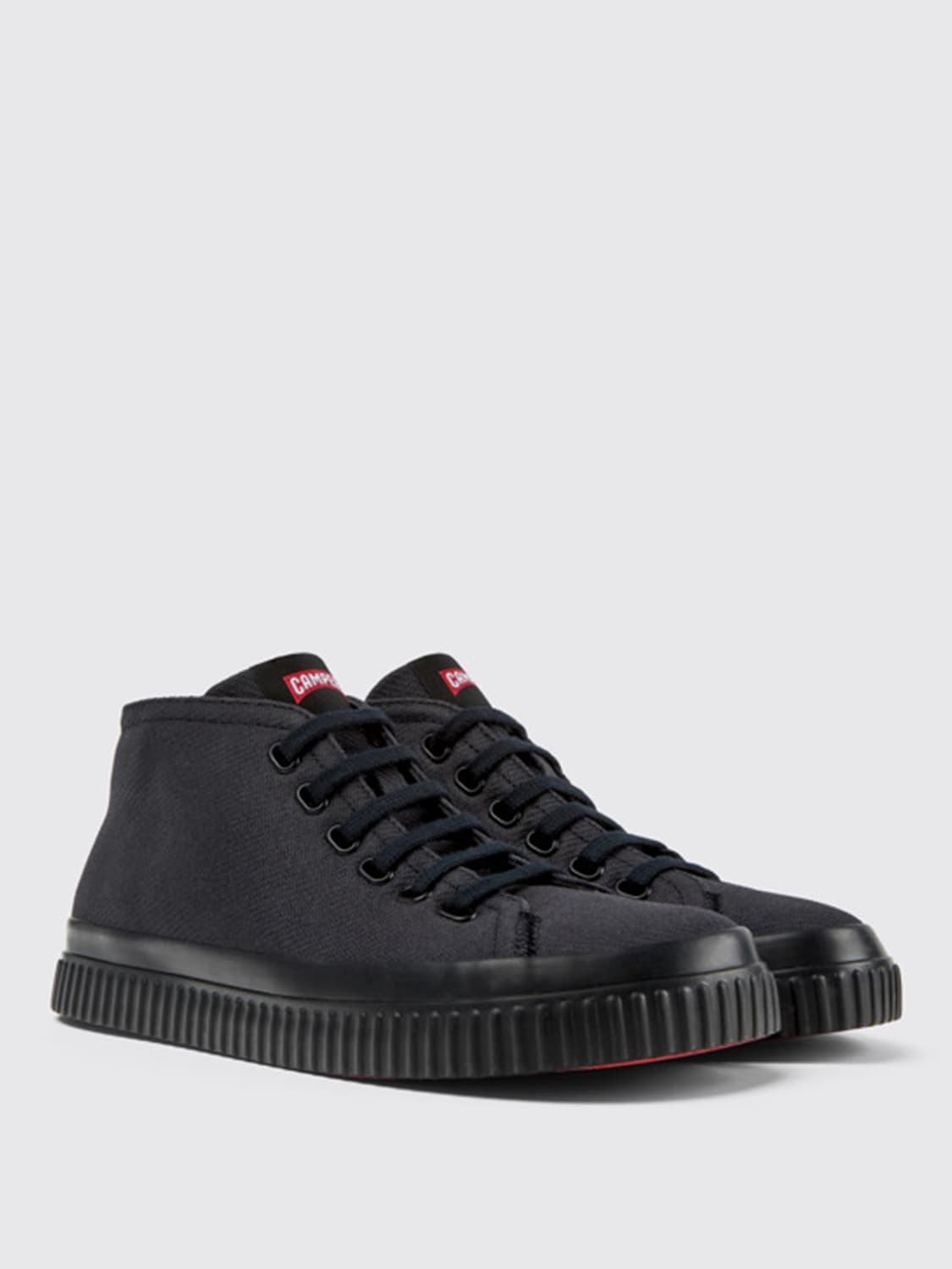 CAMPER SNEAKERS: Sneakers Peu Roda Camper in cotone riciclato e Tencel™ , Nero - Img 2