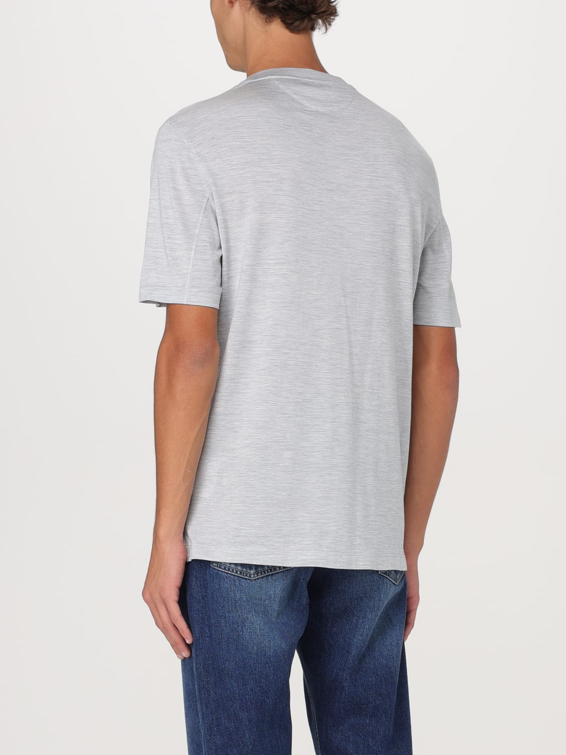 BRUNELLO CUCINELLI T-SHIRT: T-shirt men Brunello Cucinelli, Pearl - Img 3