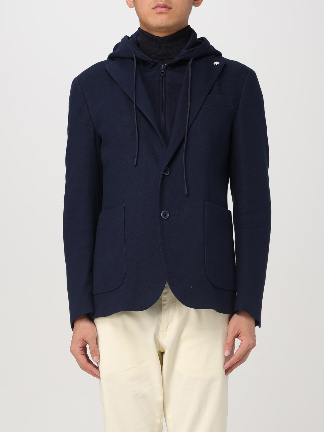 MANUEL RITZ BLAZER: Sweater men Manuel Ritz, Blue - Img 1