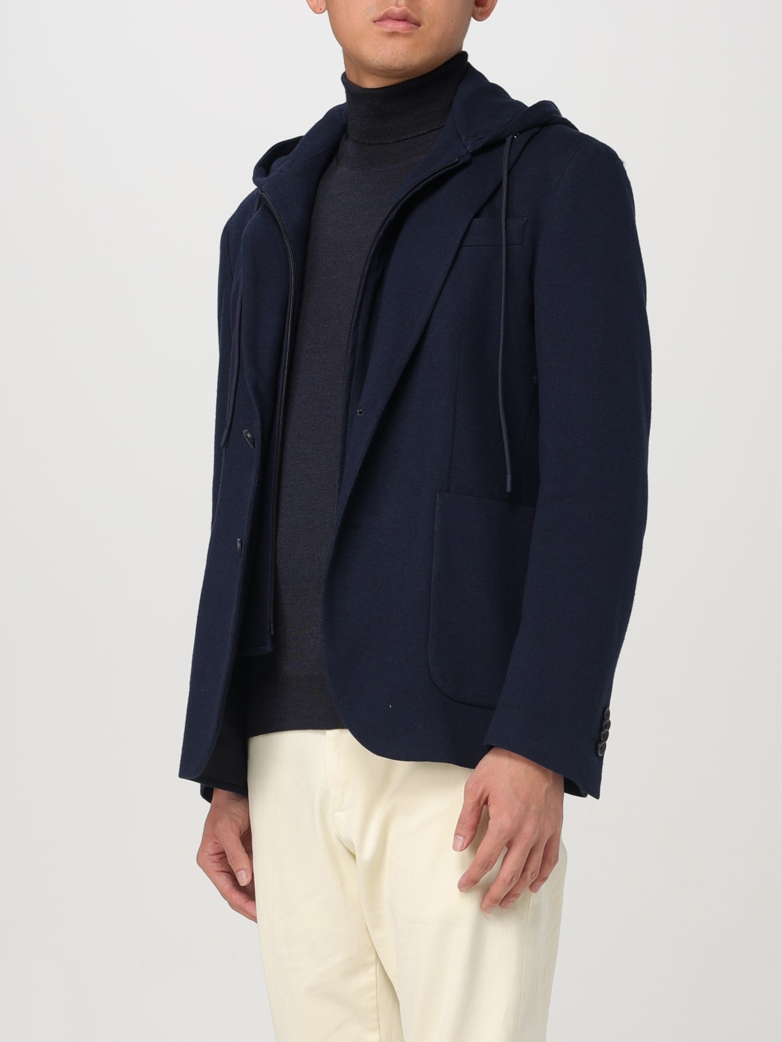 MANUEL RITZ BLAZER: Sweater men Manuel Ritz, Blue - Img 3