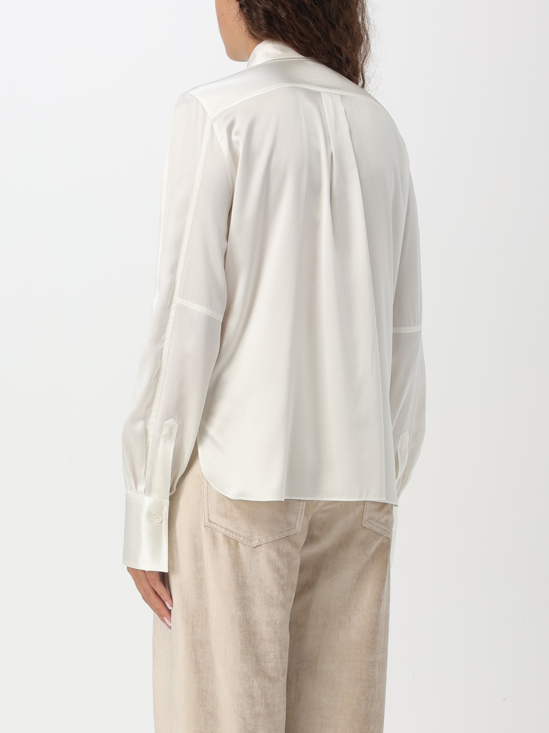 BRUNELLO CUCINELLI SHIRT: Top woman Brunello Cucinelli, White - Img 3