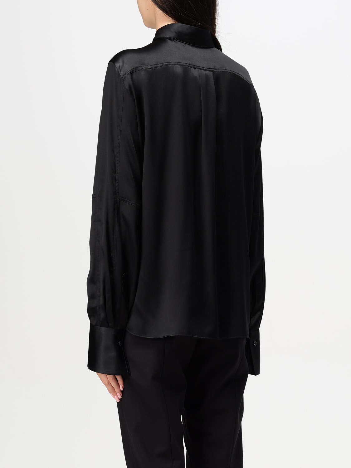 BRUNELLO CUCINELLI CAMICIA: Camicia Brunello Cucinelli in seta , Nero - Img 3